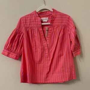 Women's Pink Striped Top
